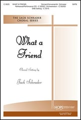 What a Friend SATB choral sheet music cover